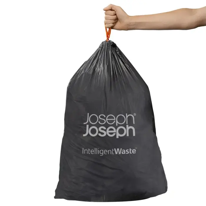 Darmowy zwrot JOSEPH JOSEPH Intelligent Waste 24-36 l 20 szt. czarne - worki na śmieci plastikowe z taśmą