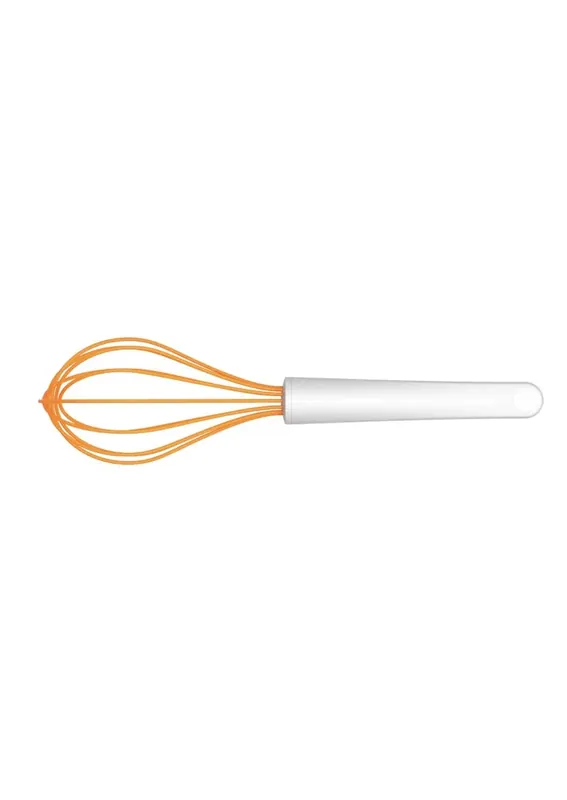 Ograniczona ilość FISKARS Funcional Form 35,3 cm żółta - trzepaczka / rózga kuchenna do jajek silikonowa