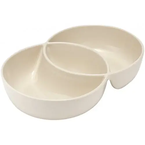 LADELLE Loop Serving Bowl kremowa - miseczka do dipów i na przekąski porcelanowa Darmowy zwrot
