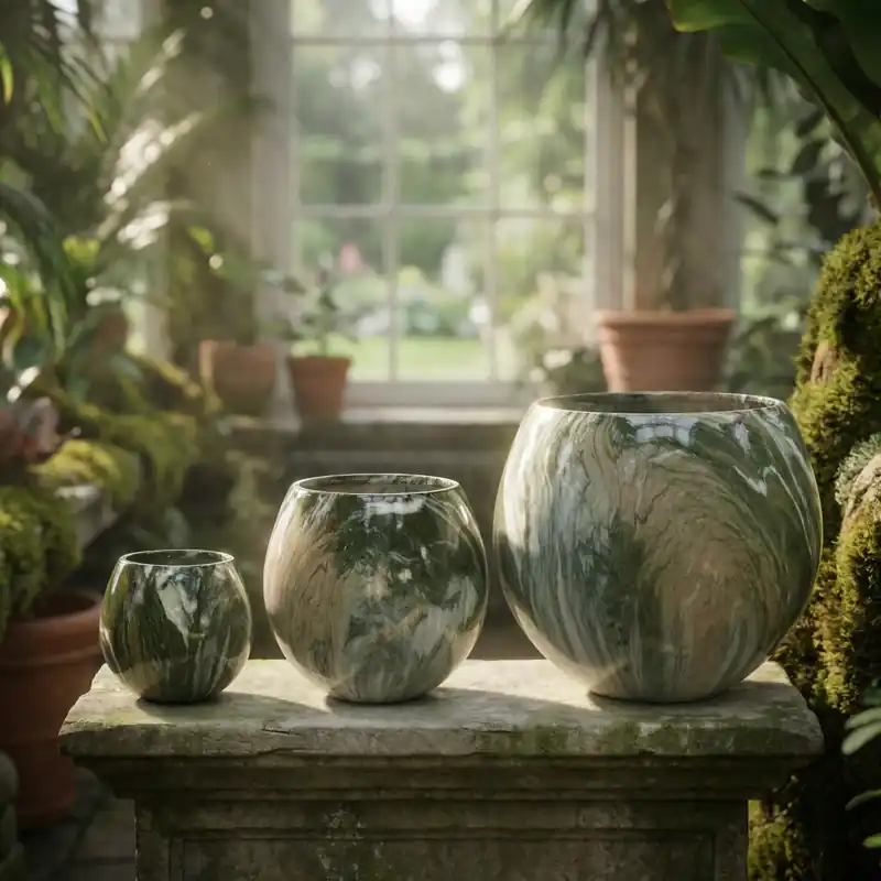 Komplet osłonek ceramicznych MONDEX NEVA GREEN 3 szt. Taniej