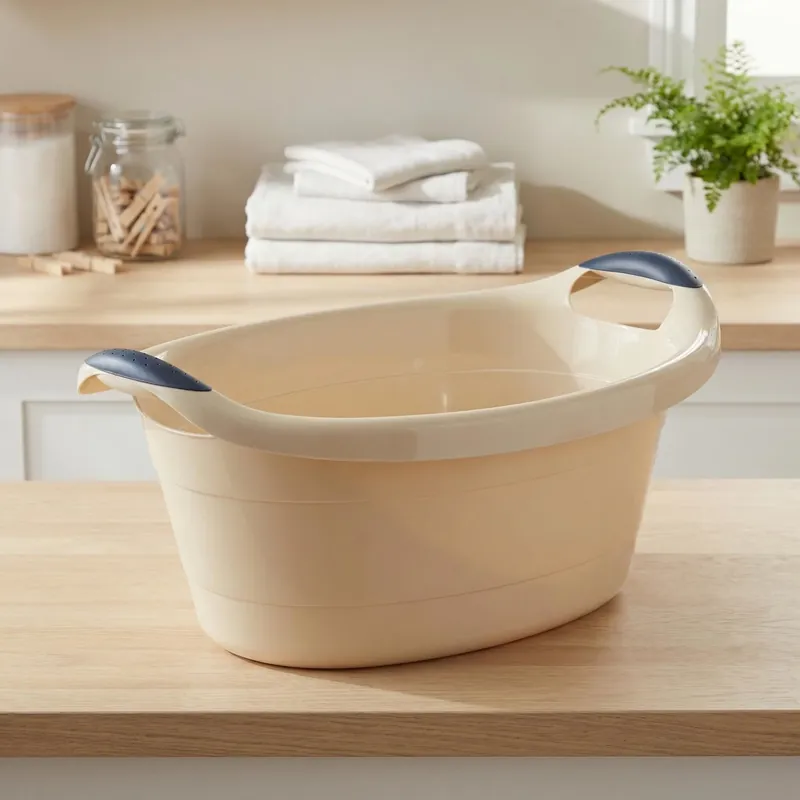 Sprawdź teraz Miska owalna z uchwytami DAILY INTERNATIONAL HOME TILIA 14 L beżowa