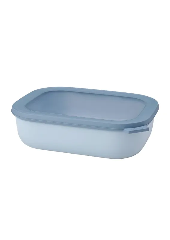 MEPAL Cirqula Oblong Nordic Blue 2 l niebieska - miska kuchenna plastikowa z pokrywką Nowość