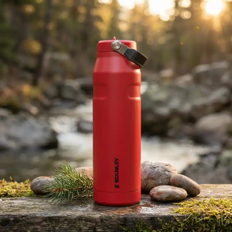 STANLEY IceFlow Flip Straw Chili Black 1,06 l - butelka / bidon na wodę i napoje Ograniczona ilość