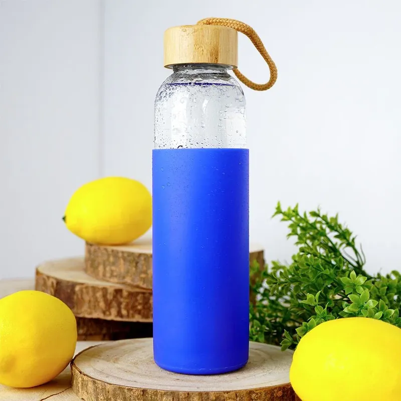 Butelka na wodę i napoje szklana z pokrowcem EXCELLENT HOUSEWARE 0,5 l Zamów dziś