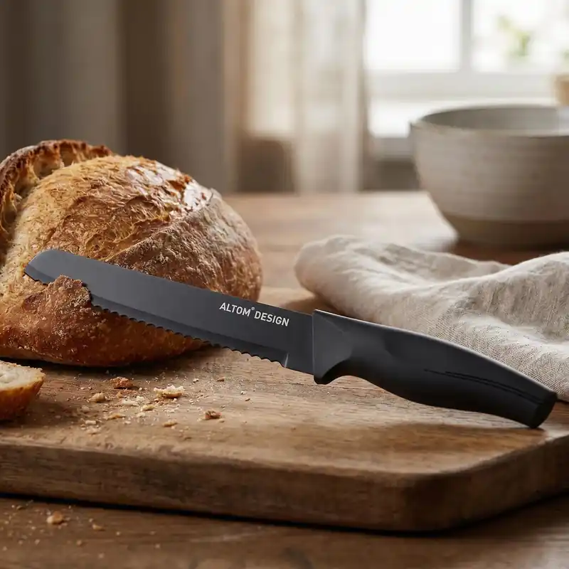 Nóż do chleba i pieczywa ze stali nierdzewnej 32 cm Kup teraz