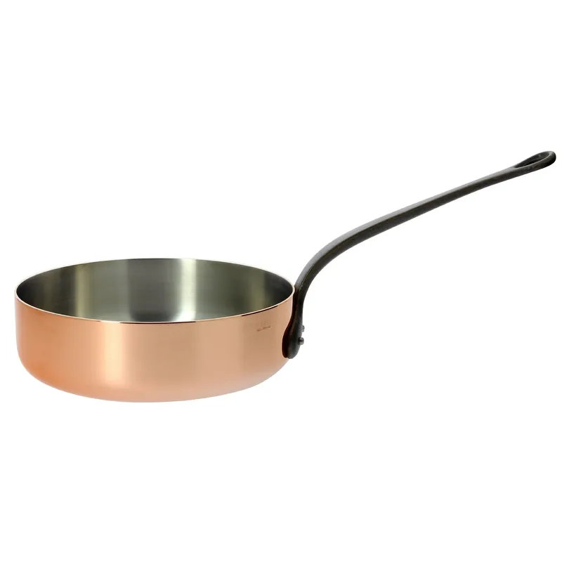 Nowy DE BUYER Inocuivre Tradition 16 cm miedziana - patelnia miedziana