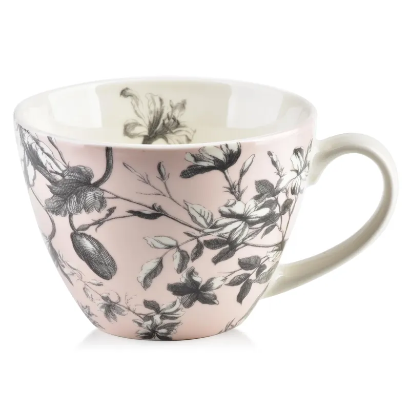 Kubek porcelanowy AFFEK DESIGN ROMAIN 450 ml JASNORÓŻOWY Super okazja