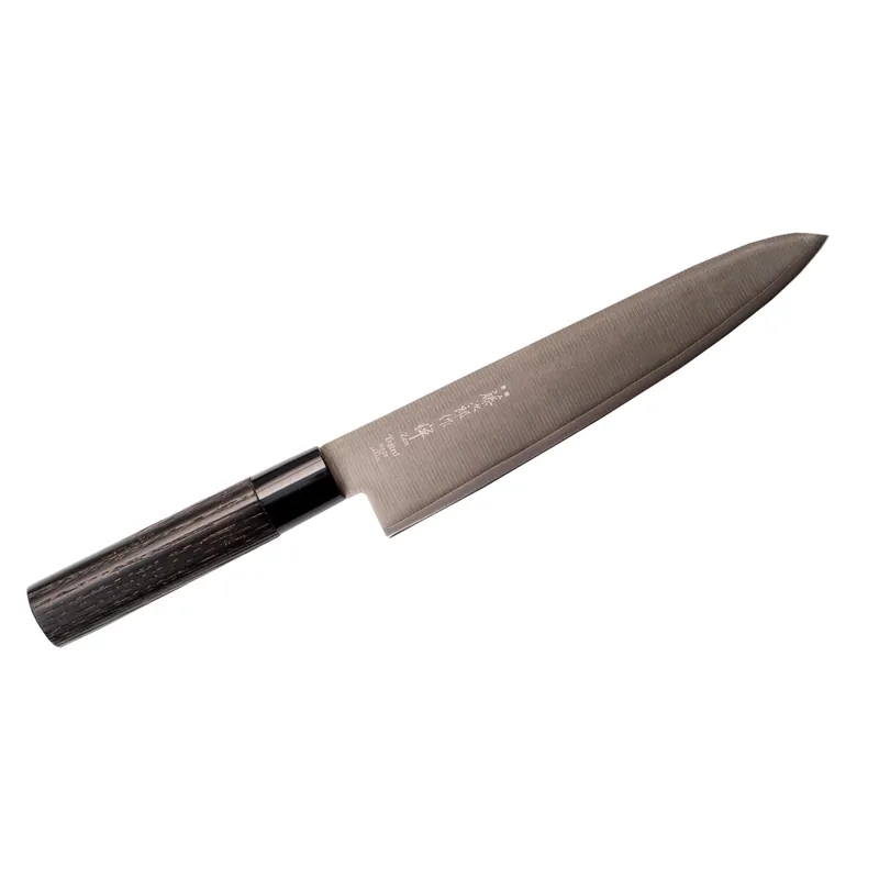 Niska cena TOJIRO Zen Black 18 cm - japoński nóż szefa kuchni ze stali nierdzewnej