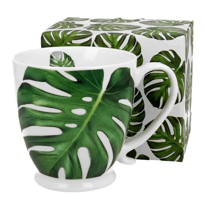 Kubek porcelanowy DUO TROPICAL MONSTERA 480 ml Zamów teraz