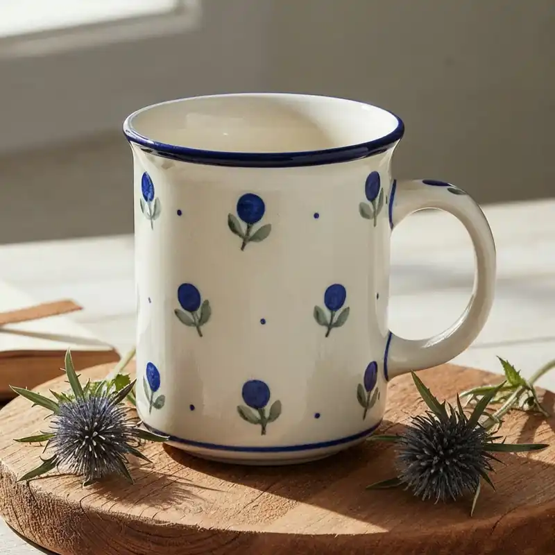 Kubek Ceramika Artystyczna Bolesławiec 250 ml - dek. 135X Popularny