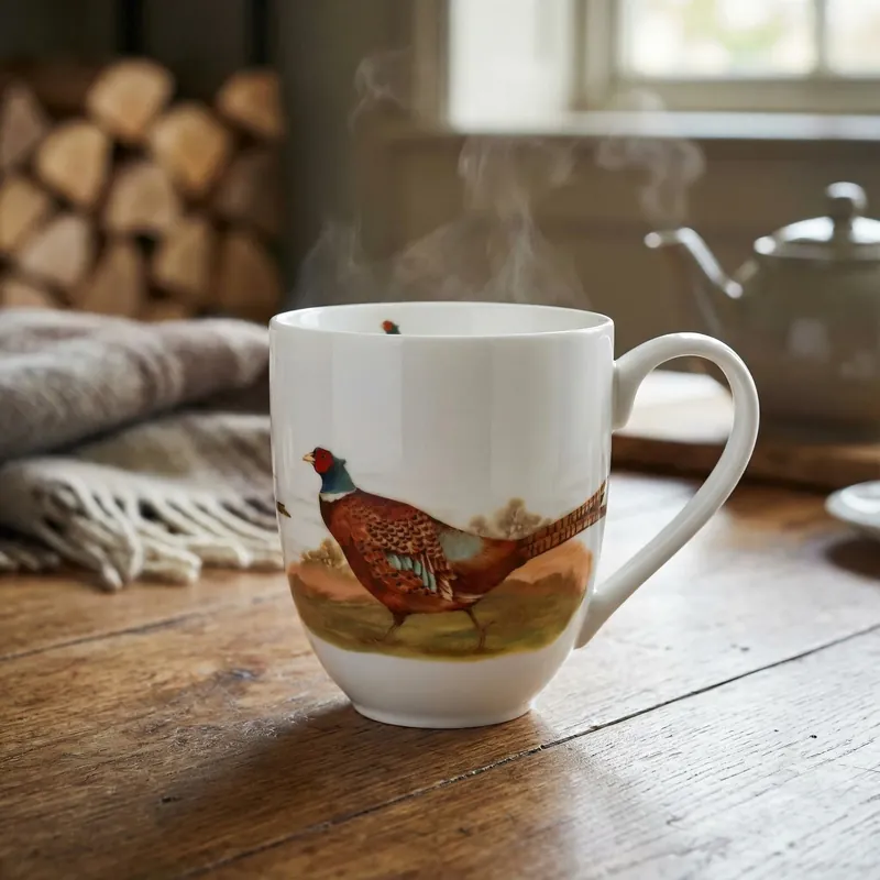 Kubek porcelanowy DUO ANIMALS PTASI ŚWIAT BAŻANT XXL 1000 ml Wyprzedaż