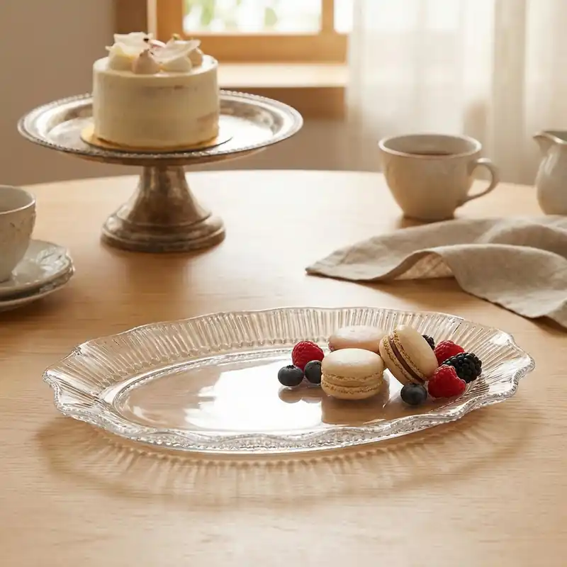Patera na ciasto i tort szklana ALTOM DESIGN VIVIENNE 33x20 cm Kup teraz