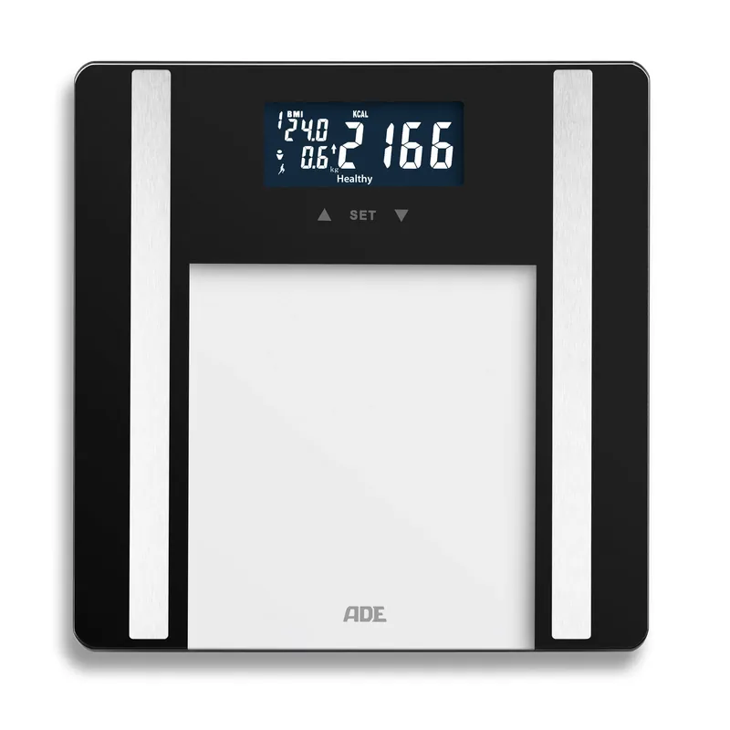 Ekspresowa dostawa ADE Ines 30 x 30 cm - waga łazienkowa elektroniczna szklana z analizą masy ciała
