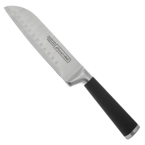Tani Nóż kuchenny japoński Santoku z powłoką Soft Touch KAMILLE KM-5192