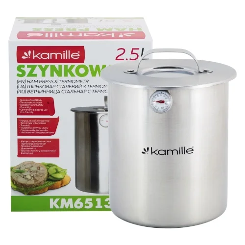 Okazja Szynkowar z termometrem 2.5L+ worek KAMILLE KM-6513