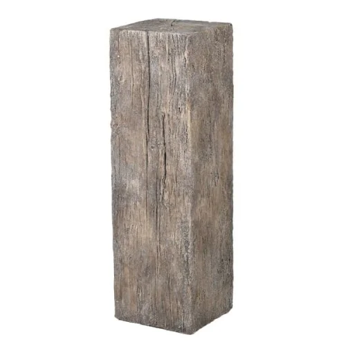 Postument podstawa pod kwiaty Wood Effect cement 30x100 cm piedestał Zniżka