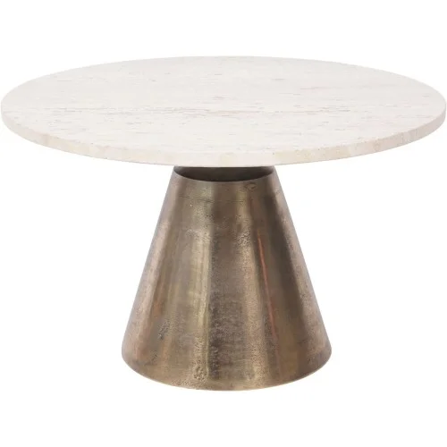 Nowy Stolik kawowy Camden Marble Small 60 cm okrągły stolik z marmurowym blatem
