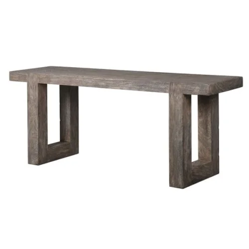 Stolik konsola Blackheath 190x77 cm drewno suar meh prostokątny blat Oferta