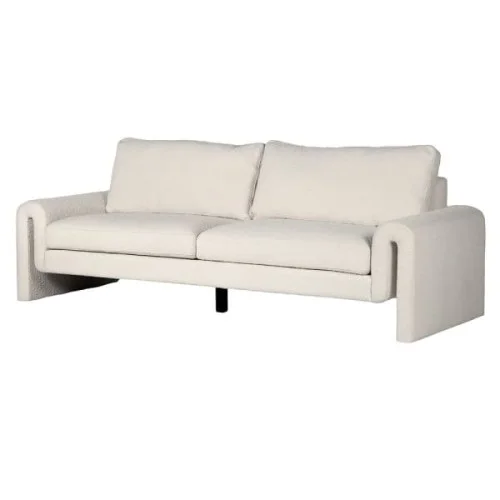Ostatnia szansa Sofa Cloud 236 cm szerokości biała tkanina boucle dekoracyjna sofa designerski kształt