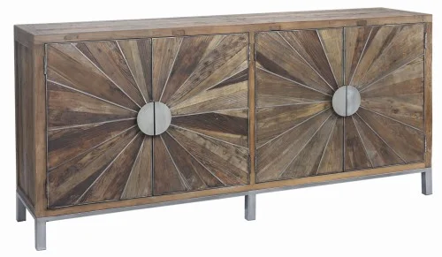 Najlepsza cena Komoda Recycled Large wiąz z odzysku żelazo 200x49x93 cm