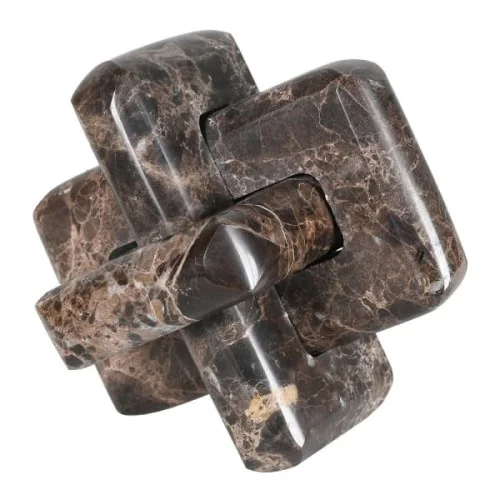 Dekoracja Marble Brown przycisk do papieru marmurowy 15x15 cm Dodaj do koszyka