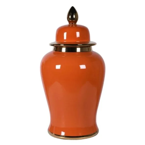 Super okazja Duża waza ceramiczna Orange amfora ginger jar 60 cm