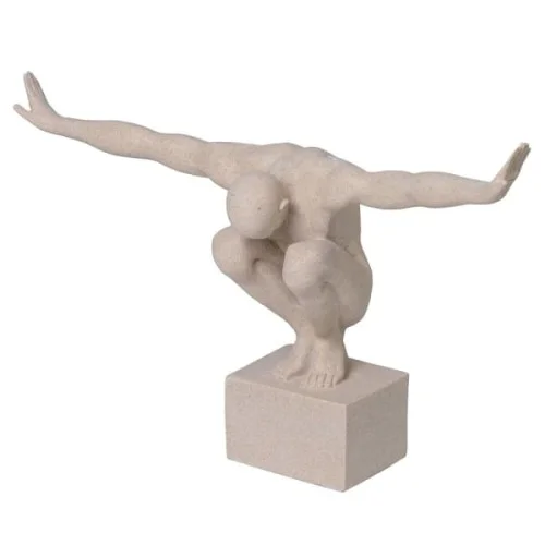 Halycon Natural Male rzeżba mężczyzna 33x48 cm poliresin Darmowy zwrot