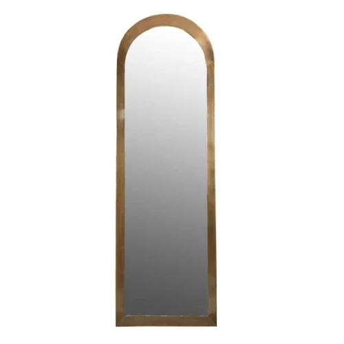 Lustro Maison Arch Antique Brass 191 cm –luksusowe lustro łukowe w żelaznej ramie Wyprzedaż