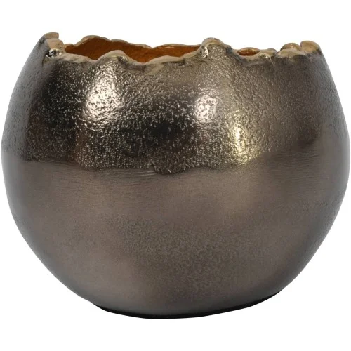 Mała waza Belgravia S 17x14 cm aluminiowa waza efektowne krawędzie Popularny