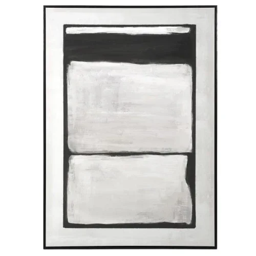 Zamów teraz Obraz abstrakcyjny Greys na płótnie 140x100 cm jasne barwy