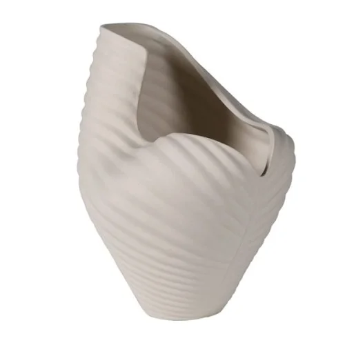 Porcelanowy wazon Symphony 40 cm biały wazon oryginalny design Tylko do końca tygodnia