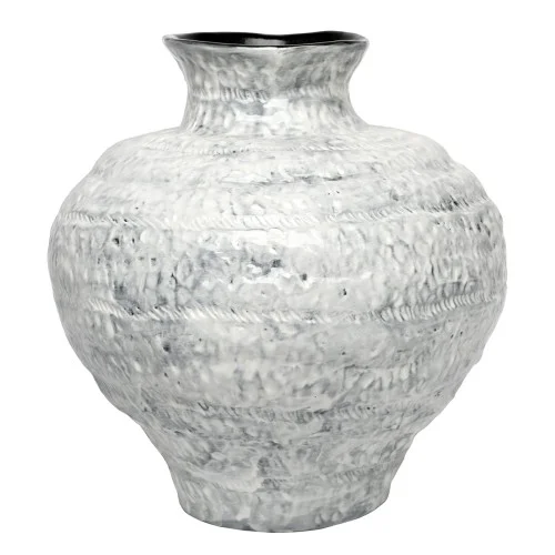 Nowy Wazon ceramiczny Luna 39 cm wazon dekoracyjny glazurowana ceramika