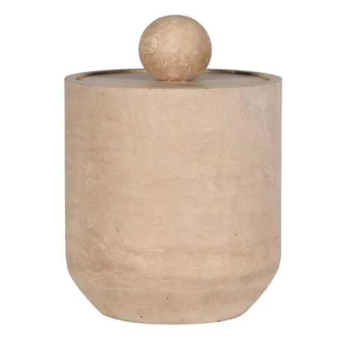 Dodaj do koszyka Wiaderko na lód Travertine 24 cm efekt kamienia stal nierdzewna żywica