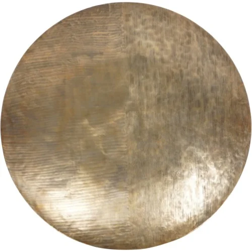 Złota dekoracja na ścianę dysk Brass 100 cm średnicy obraz okrągły metalowy Wybór klientów
