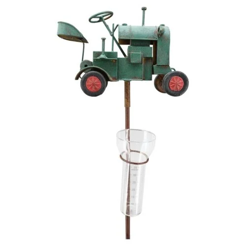 Deszczomierz Ozdobny Metalowy Traktor Retro Dekoracja Ogrodu Bestseller