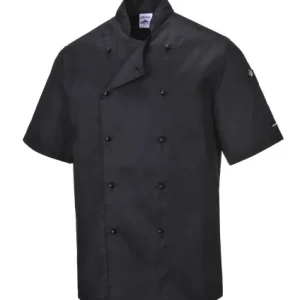 Bluza szefa kuchni Kent czarna (C734BKR) Do wyczerpania zapasów