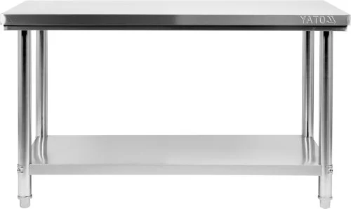 Wyprzedaż Stół centralny składany z półką 1600脳700脳h850mm (YG-09014)