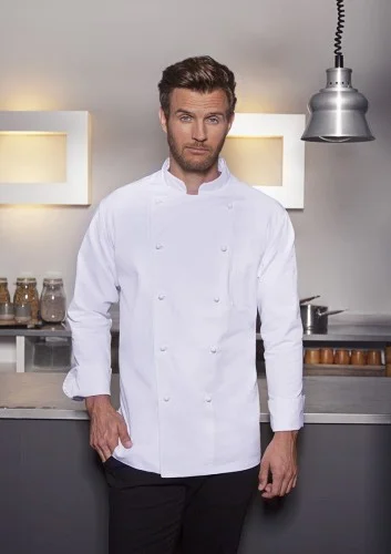 Nowy Bluza kucharska Chef Jacket BASIC (biała, unisex) (BJM1/3)