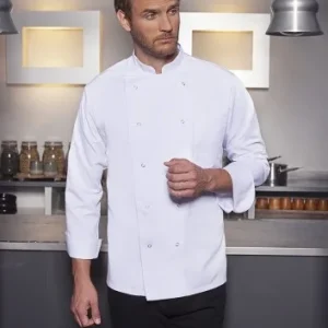 Bluza kucharska Chef Jacket BASIC II (biała, unisex) (BJM2/3) Rabat