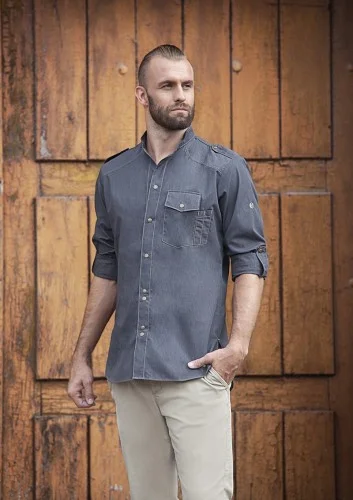 Kup online Męska bluza kucharska JEANS-STYLE California czarna (JM28/16)