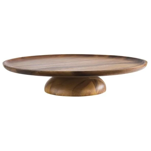 Patera drewniana 脴38,5cm H8cm AKACJA (AP33296) Okazja