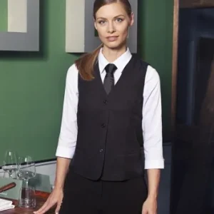 Damska czarna kamizelka BASIC (BWF1/1) Oferta czasowa