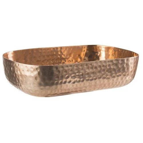 Bezpieczna płatność Miseczka 23x15,5cm H6cm miedż (AP40694)