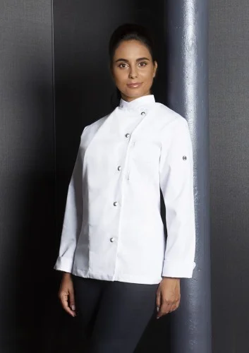 Popularny Damska bluza kucharska LARISSA (6 kolorów) (JF3)