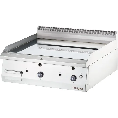 Płyta grillowa gazowa, gładka, 13 kW, G20, chrom (9737110) Wyprzedaż