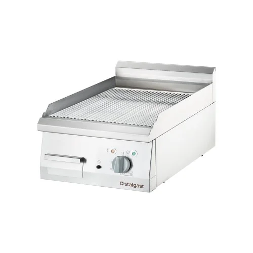 Najlepsza cena Płyta grillowa elektryczna, ryflowana, 4 kW (9736200)