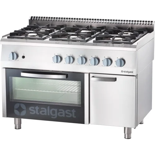 Oferta czasowa Kuchnia gazowa, 6-palnikowa z piekarnikiem gazowym, 36.5+5 kW, G30 (9711230)