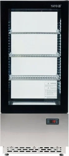 Hit sprzedaży WITRYNA CHŁODNICZA 78L 43x39x98 CZARNA (YG-05060)
